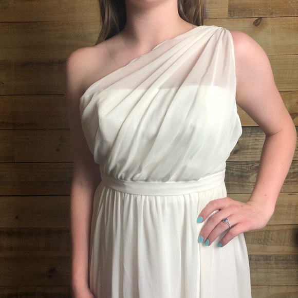 Alfred Angelo, toga style chiffon dress - Picture 3 of 8